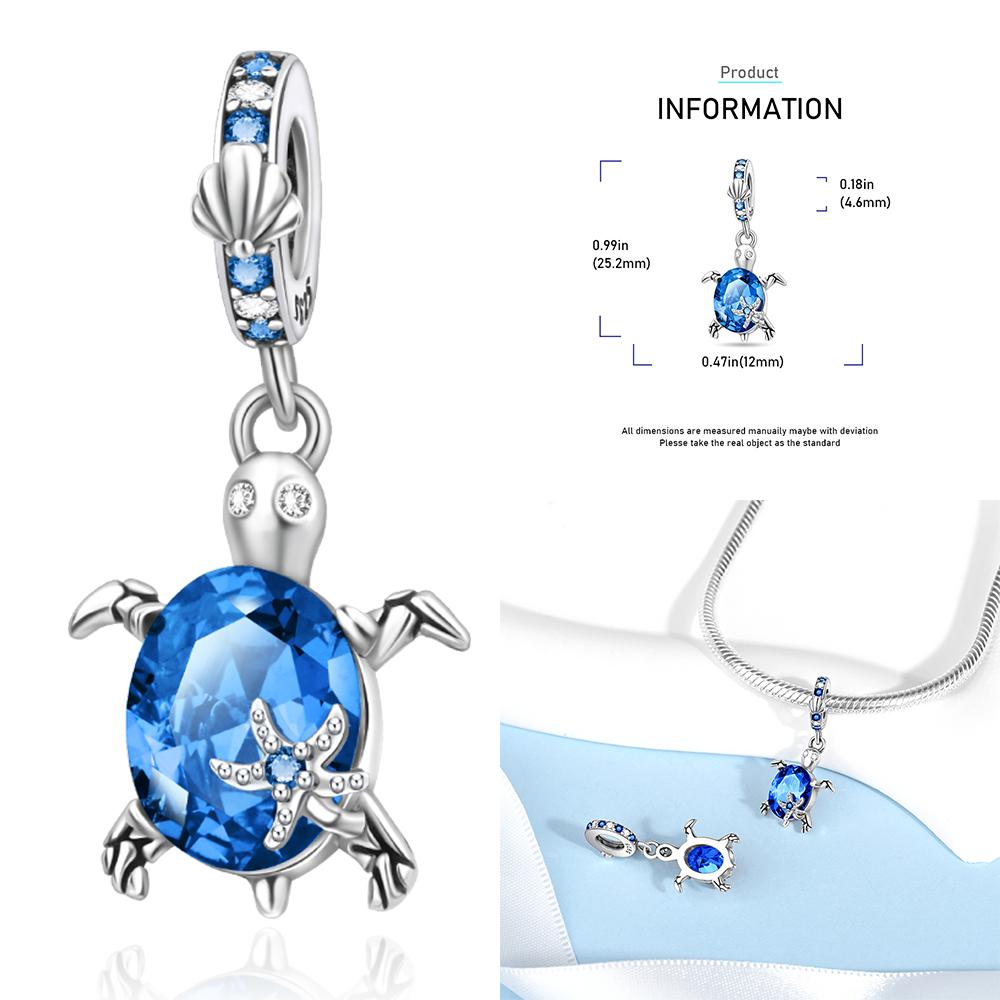 Copper Firefly Charm Love Mom Sea Turtle Beads Angel Wings Charms For Diy Original Bracelet Family Sister Jewelry