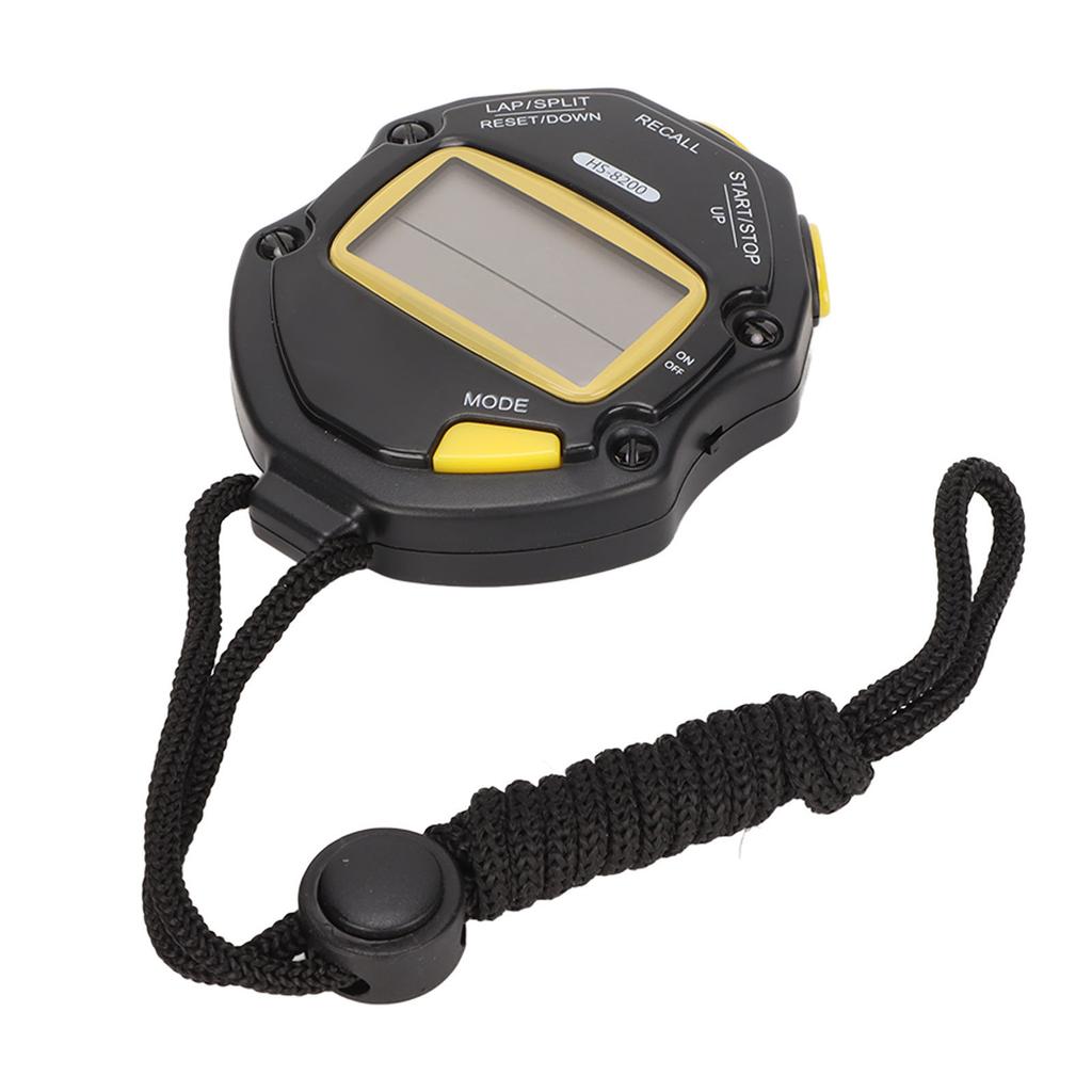 Electronic Stopwatch 2 Line Display 20 Lap Memory Digital Sports Stopwatch with Countdown Timer