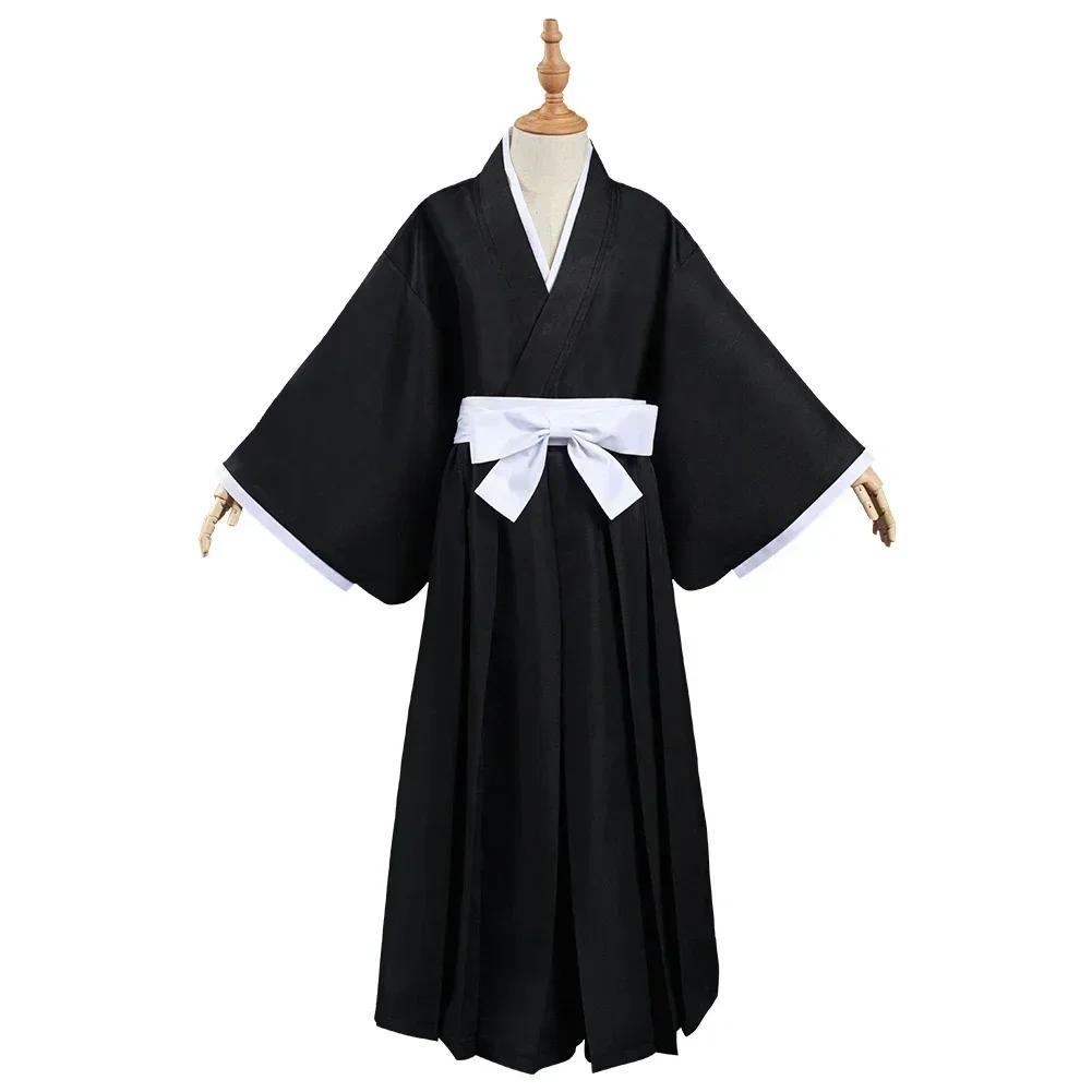 Halloween Bleach Kurosaki Ichigo / Kuchiki Rukia / Toushiro Toushirou Die Pa Cosplay Costume Outfits Black Suit Halloween