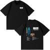 Rapper Myke Towers 2025 New Album Island Boyz T-shirts Unisex Women Clothing Fashion Hip Hop Oversized Cotton Tshirt Couple Clothes