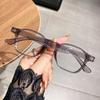 Fashionable Photochromic Myopia Glasses Men'S And Women'S Retro Rice Nail Round Frame Anti Blue Light Glasses Diopter To -4.0