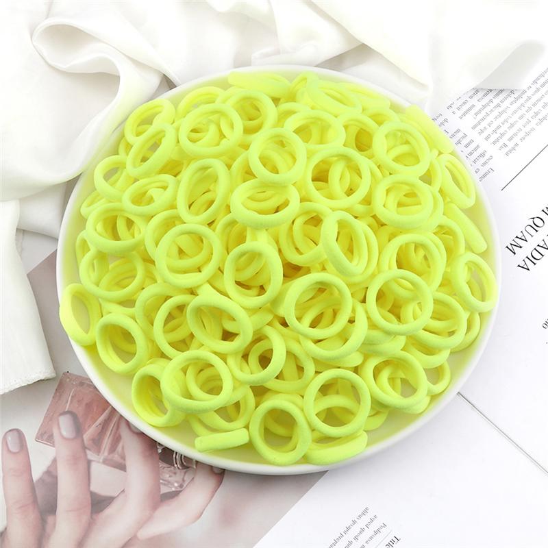 30/50/100 buc/Set Colorate Mici Elastice de Păr Fete Drăguțe Elastice de Păr cu Elasticitate Ridicată Accesorii de Păr pentru Copii Suport Coadă de Cal Bandă de Păr