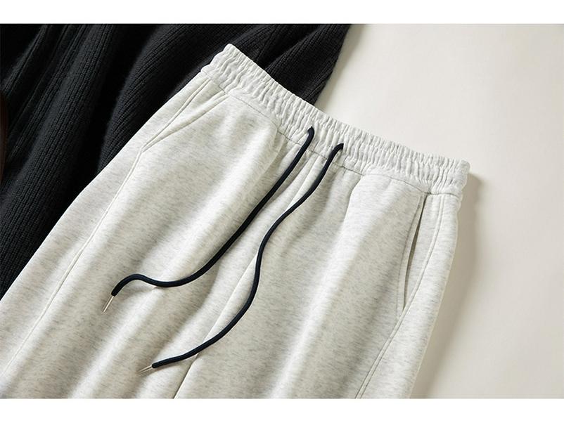 2025 Winter High-Waisted Thickened Coral Fleece Wide-Leg Pants: Slimming, Warm, Casual Wear for Women