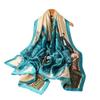 Themed headscarf brocade new long scarf silk scarf natural gorgeous shawl imitation silk scarf versatile thin print beautiful