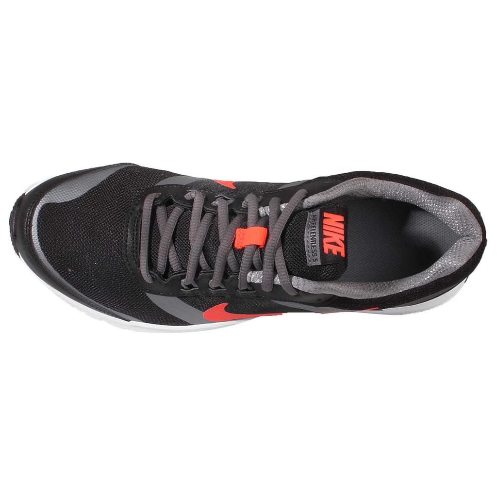 Nike Air Relentless 5 Comfortable Mesh Shock Absorbing Durable Low Top Running Shoes Men sneaker Black Red 807093-009