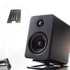 Desktop Speaker Stand Anti Vibration Foam And Metal Frame For Enhances Sound Quality Home Theater Gaming Setups