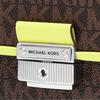 Michael Kors MK Bradshaw Woven Flap Vintage Monogram Chain Leather Baguette Shoulder Bag Small Women shoulder bag Brown Yellow 30S1S2BL1B763
