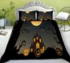 Quilt Cover Pillowcase Two Or Three-Piece Set 3D Digital Printing Polyester Halloween Series