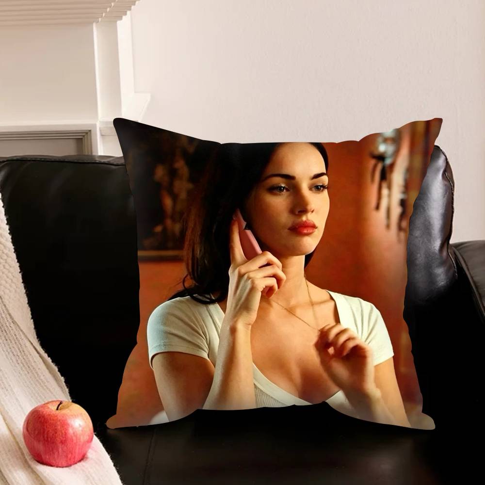 J-Jennifers Body Megan Fox Actor Various Sizes Square Pillowcase For Car Home Bedchamber Decor