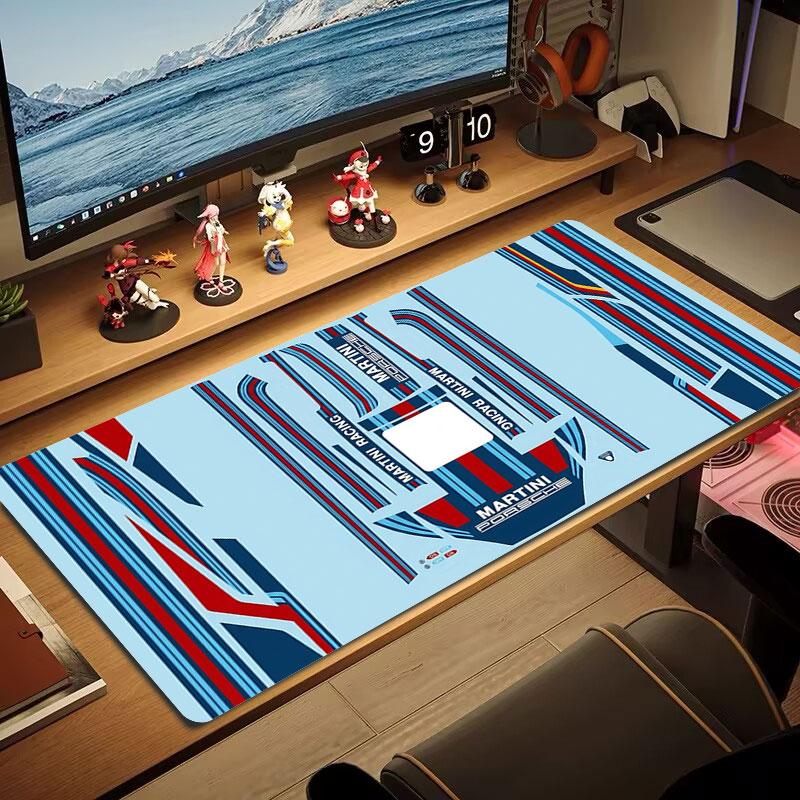 Martini Car Large Size Mouse Pad Large Gaming Table Cushion Nonslip Laptop Tablet Big Mousepad Xxl Mat Mini Pc Playmat With Lock Edge