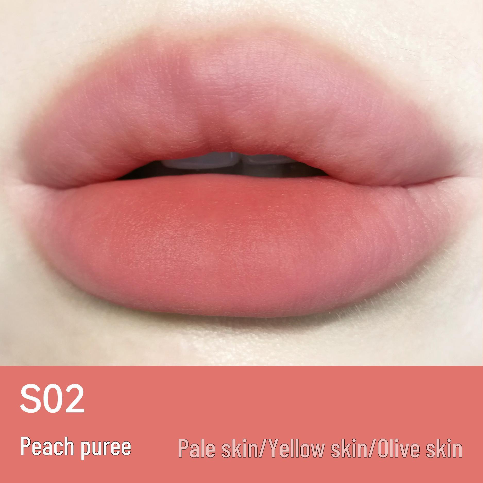 

AZTK Матовая помада-мусс для губ с нелипкой текстурой - Телесный оттенок, Стойкая помада