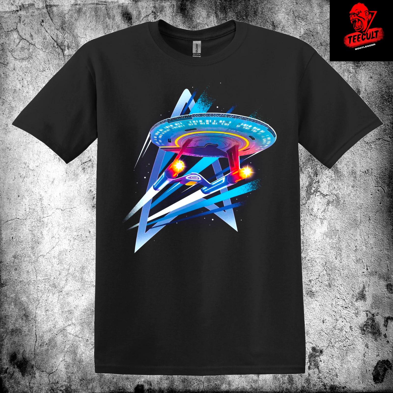 Men s and Women s T-shirts Star Trek (1966) Retro Cult Sci-Fi Tv Series Unisex Cotton XS