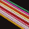 Crystal Glass Beads Candy Color Round Ball Beads Size 4mm 6mm 8mm 10mm For DIY Jewelry Accessories