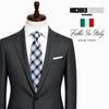 [Michiko London] KOSHINO Necktie, Check Pattern, 100% Silk, Blue, Unisex for Men & Women mki-014-A