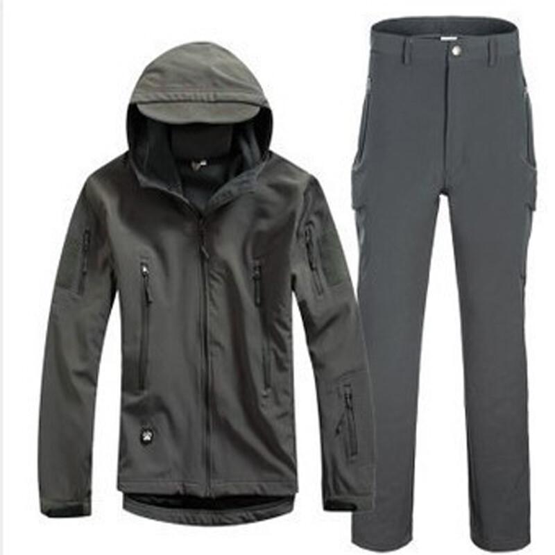 Hunting Clothes Camouflage Hooded Army Camo Clothing Military Uniform Clothes Tactical Jacket Waterproof Winderbreak Coat