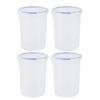 Paint Container Set 1000ml Airtight Transparent Paint Storage Cup with Mixing Ball Paint Brush for R