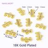 18K Gold Plated Multi Strand Connector End Bar,Layering Clasps,Chains Ends Connectors For Bracelets Jewelry Making  Accessories