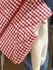 Girls' Trendy Plaid Padded Vest: Warm Korean-Style Stand Collar Outerwear for Autumn/Winter 2025