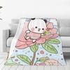 Custom Cute Dudu Blankets Warm Flannel Throw Blanket For Bedding Couch Quilt