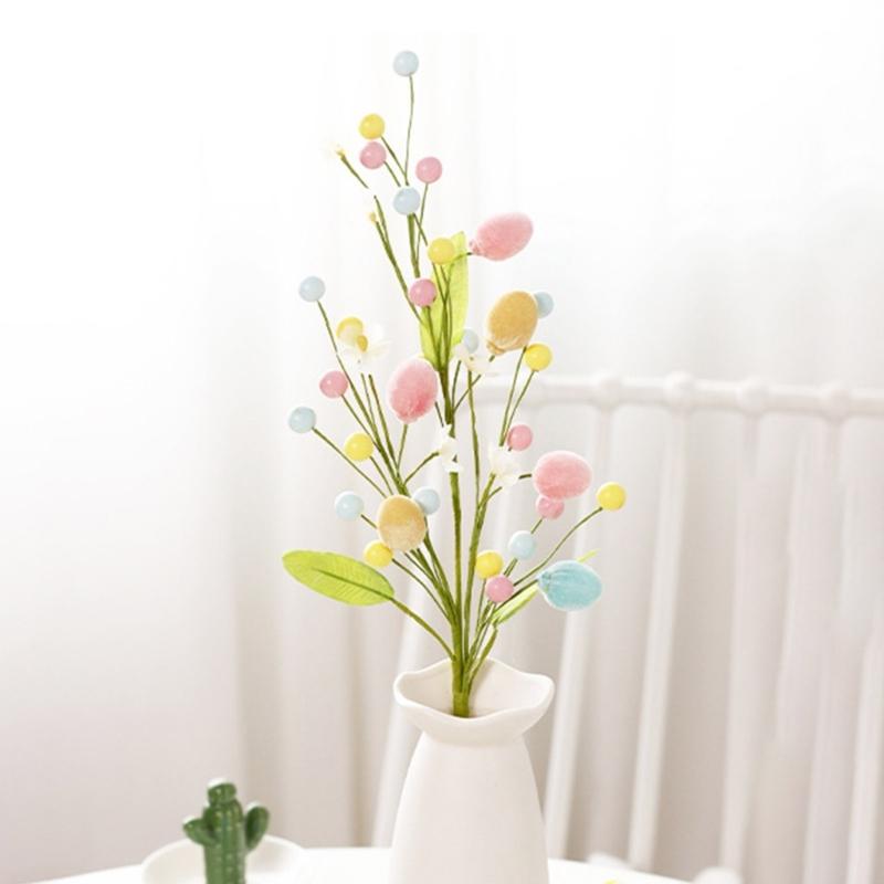 Durable Artificial Easter Flower Branch Insertion Exquisites Craftsmanship for Various Decoration Needs Long Lasting Use