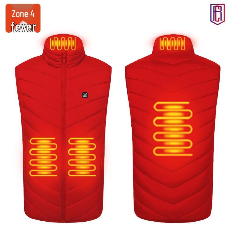 Smart USB Heated Vest: Unisex Winter/Autumn Thermal Wear with Constant Temperature Control