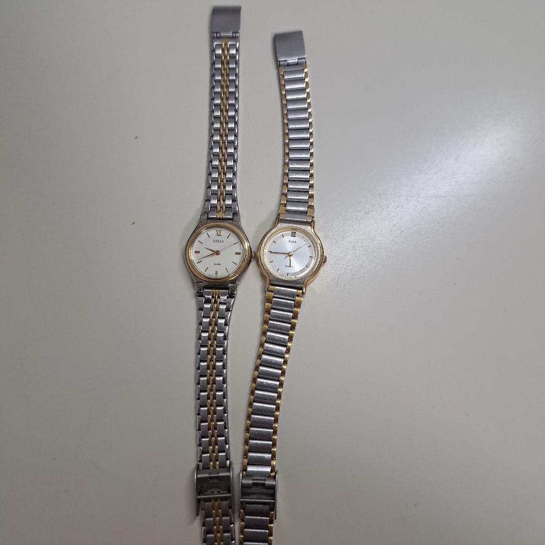 [Junk Item] ALBA Watch Set of 2 Quartz Combi Color