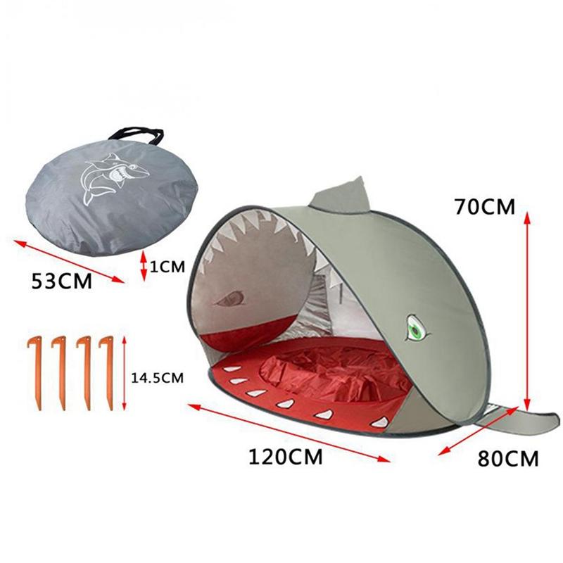 Baby Kinder Strandzelt Sonnenschutz Wasserspielzelt Tragbarer Strandpool