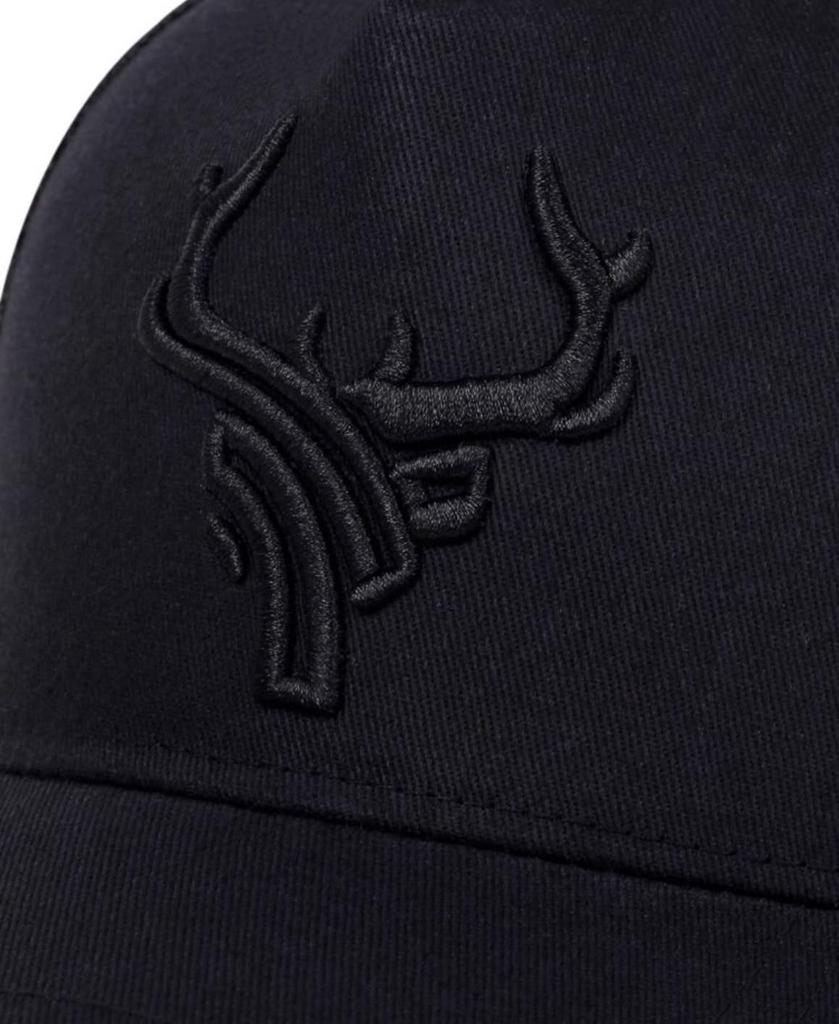 [sproutsy] Mesh Cap, Baseball Cap, Deer Motif Embroidery, (JP, Numeral Size, 58.0 cm, Black)