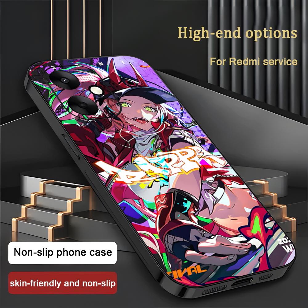 Cool Game HonkaiStarRail Rappa Phone Case For Xiaomi Redmi 14C 13C 12C Note14 13 12 11 10 Pro Plus S Soft Black Phone Cover
