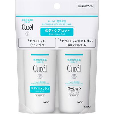 Curel Body Wash & Lotion Mini Set 90ml (Quasi Drug) Body Care Curel Apply a Moderate Amount of Body Wash (2-3 Pumps) To a Damp Towel or Sponge, La