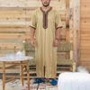Men S Long Sleeve Embroidered Robe Style Festival Dress Shirt