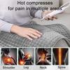 120W 10 Level Electric Heating Pad Timer for Shoulder Neck Back Spine Leg Pain Relief Wrap Temp Heater Pad 43x84cm