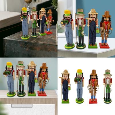 Charm-Soldat-Figur, handgefertigt, Weihnachtssoldat für Weihnachtsdekoration, Heimdekoration, Haltbarkeit, Kunsthandwerk