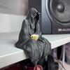 Black-Clothed Mysterious Lord Figurine Gothic Garden Resin Decoration Gift