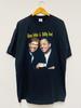 Vintage 00s Elton John & Billy Joel : Face To Face 2001 T-Shirt / Pop Music / Power Pop / Pianist / Streetwear / Black / XL