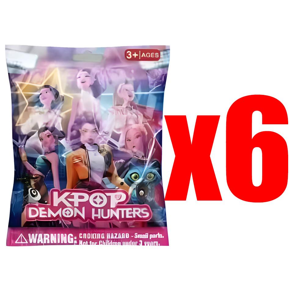 Blind Box Anime Demon Hunters Mini Figurines  Kpop Cute PVC Mystery Box Collectible Doll Model Decorative Item