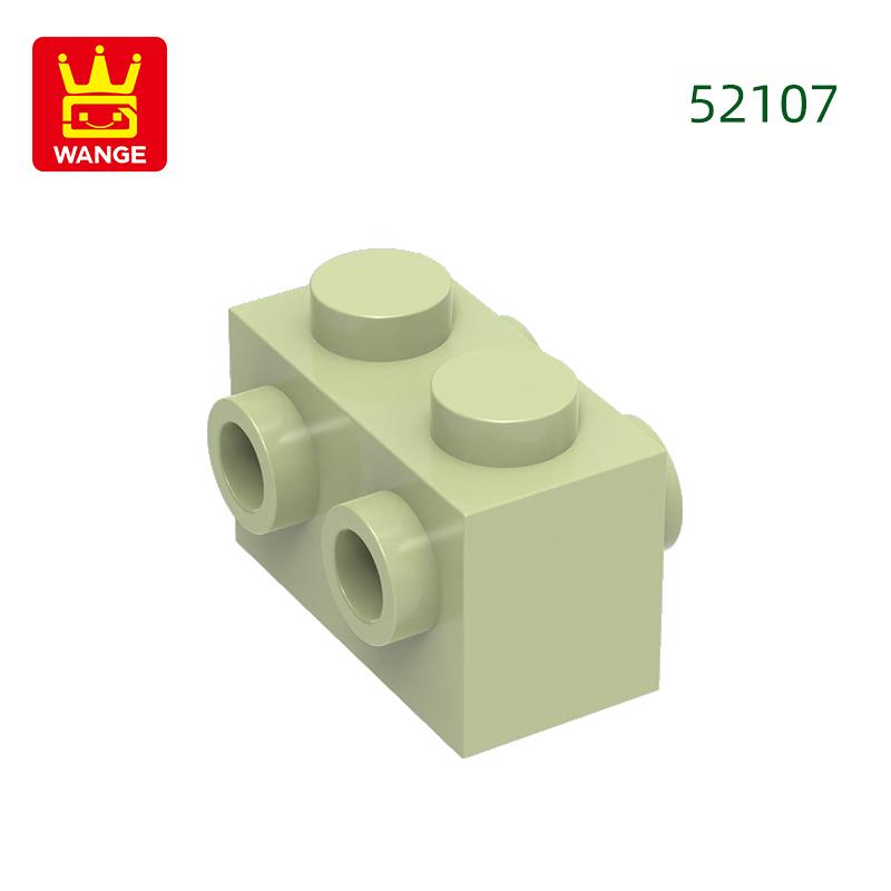 Non-Toxic 108Pcs/Lot 52107 Hole 2 Hole Block Moc Color Accessories Compatible With Brick Diy Children'S Educational Toy Assembly
