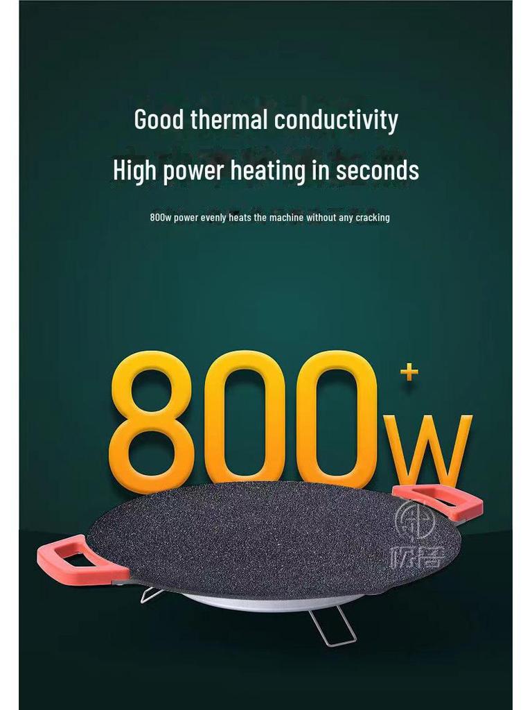 Non-Stick Korean Smokeless Indoor/Outdoor Grill Plate for Steak & BBQ