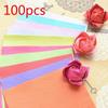 100pcs Origami Paper Kawasaki Rose Handmade DIY Material Decorative Paper Scrapbooking Paper