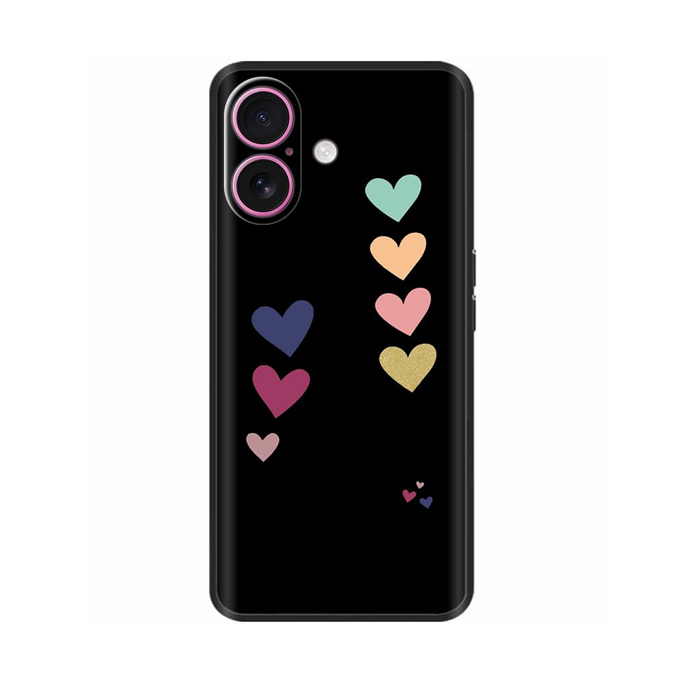 Luxury Shockproof Cover For iPhone 16 Plus Soft Silicone Case For Apple iPhone 16+ 16 Pro Max Bumper Soft Phone Protective Cover