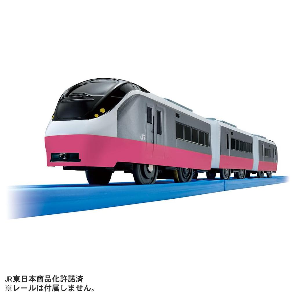 Takara Tomy Plarail E657 Series Limited Express Hitachi Color Scarlet Train Toy for ages 3 and up S-19 (Revival Blossom)