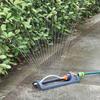 1pc Adjustable Automatic Swing Sprinkler for Lawn and Garden - Efficient Watering Tool with Adjustable Head, Orange & Black Design