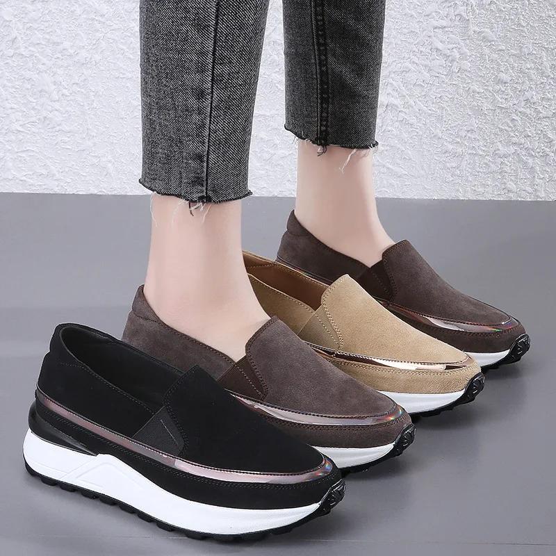 Fashion Shoes Women Casual Simple White Shoes Wear-resistant Women Shoes Sneakers 2025