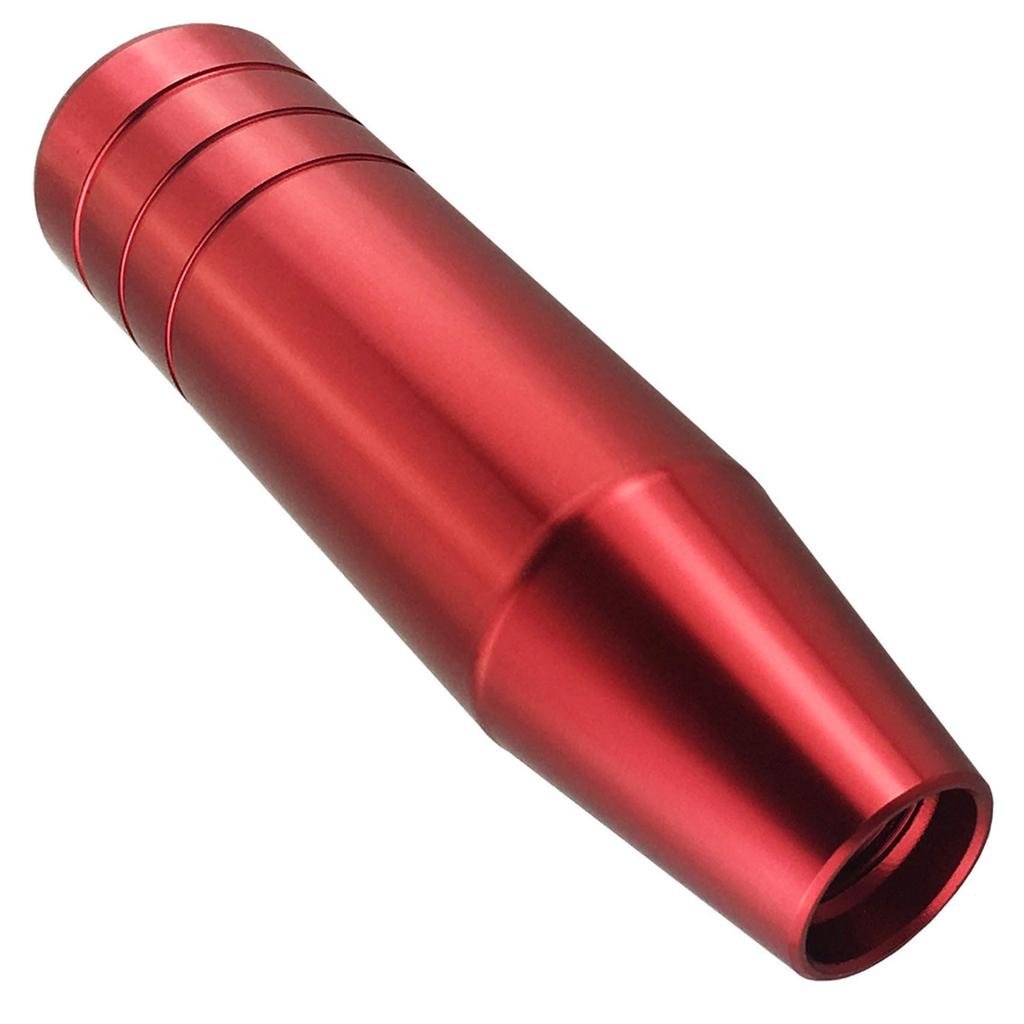 Abfer Aluminum Shift Weighted 13cm Gear Stick Shifter Lever Fits Most Red Knob, Handle, Vehicles, Cars, Trucks,