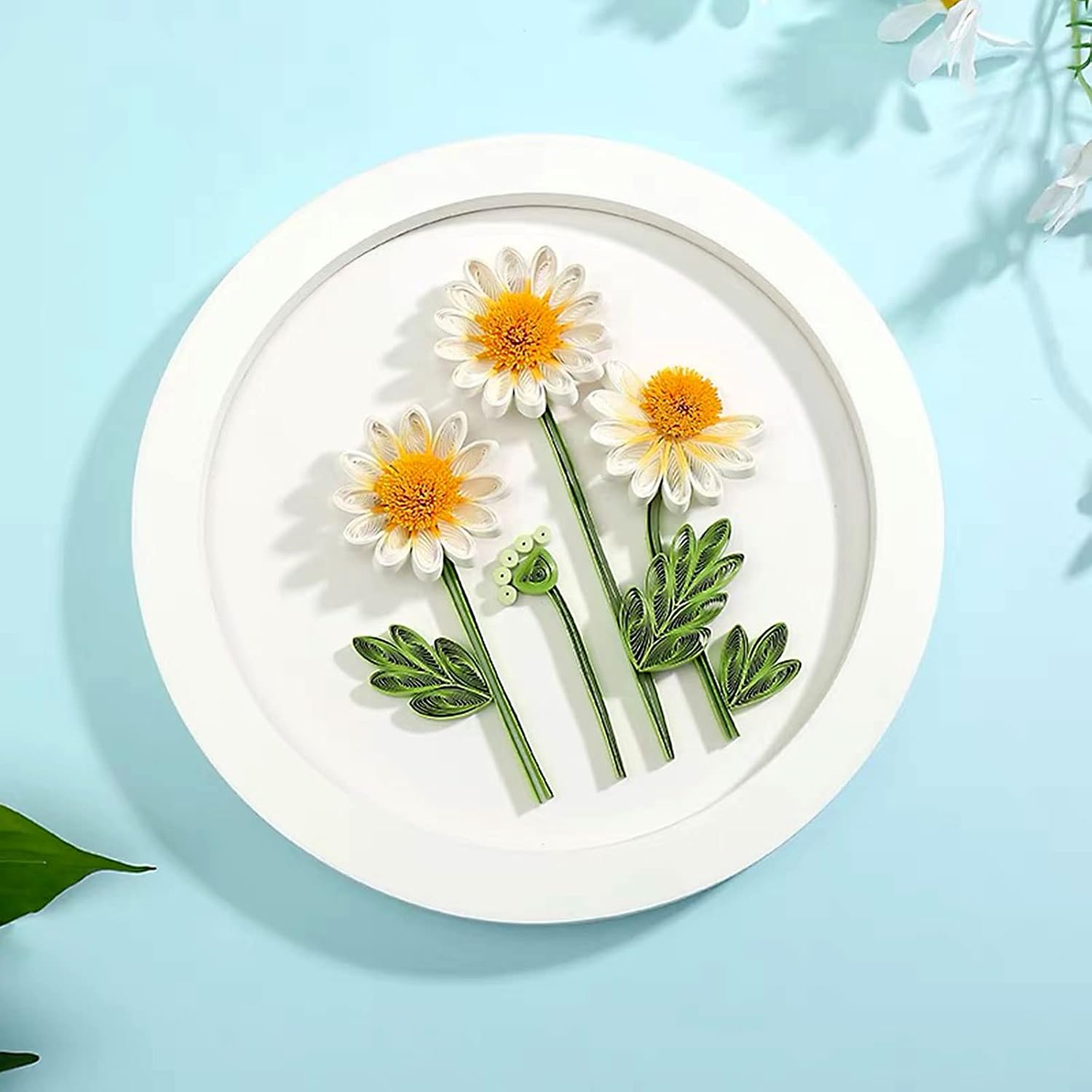 PETTYOLL Набор из 18 полосок для квиллинга, разноцветные полоски для квиллинга 54 см, набор для квиллинга 9 градиентных цветов, 2160 наборов для квиллинга для