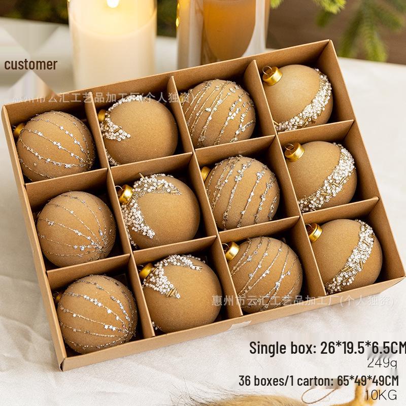 Блестящее рождественское украшение: Декорация из расписных жемчужин своими руками