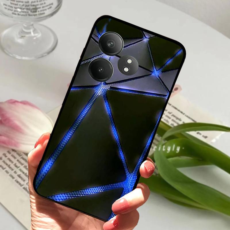 For Realme GT 6 GT6 Case Shockproof Soft TPU Silicone Phone Cover For Realme GT 6T Capa Realme GT6 GT6T Cartoon Matte Bumper