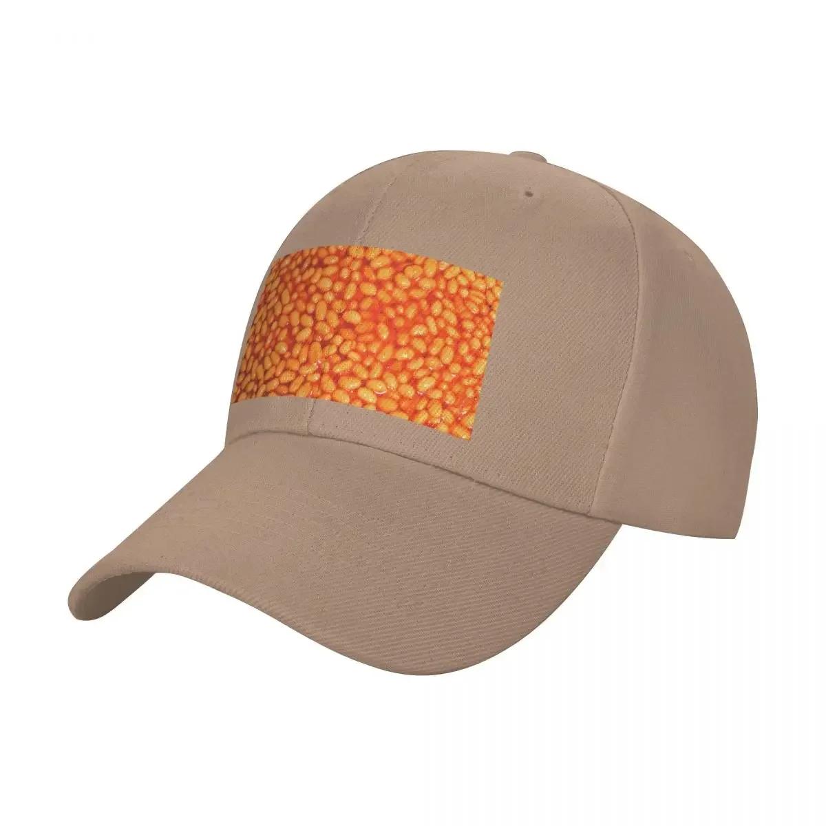 

Baked Beans Baseball Cap mens big size hat sun caps derby hat luxury woman cap Hats Man Womens
