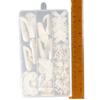 61 Pcs Plastic Wall Hooks  Nail Hangers No Damage Picture Frame Hanging Hook  Hardwall