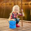 High Quality Outdoor Portable Kids Beach Toy Buckets Folding Water Bucket